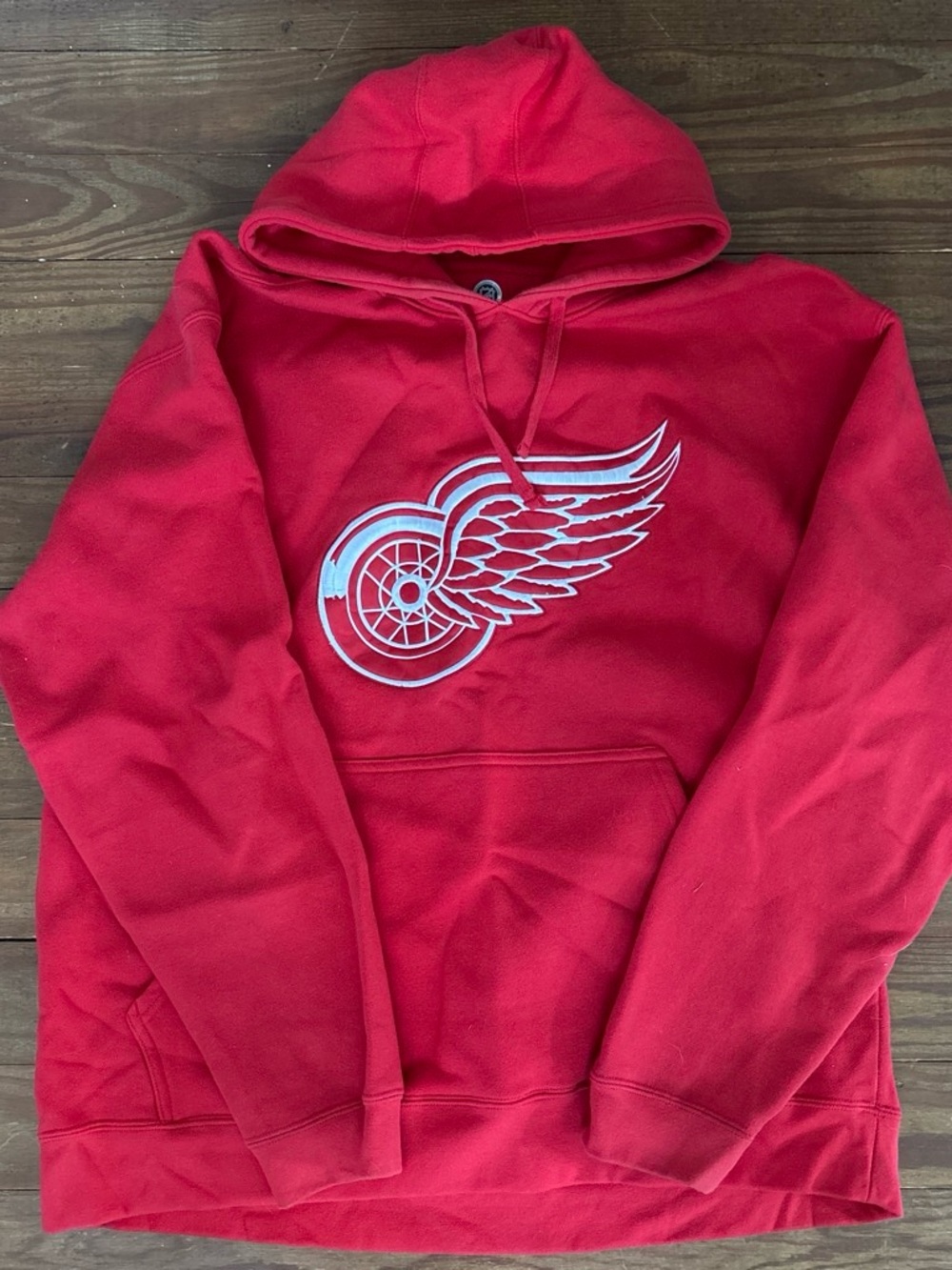 Detroit Red Wings Officially Licensed NHL Hoodie Size XL Embroidered Red Men’s